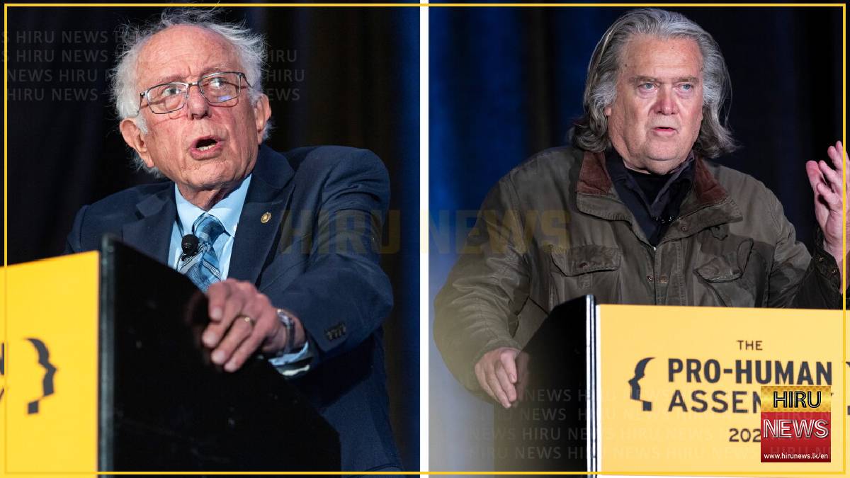 Bernie Sanders and Steve Bannon call for curbs on AI at ‘pro-human’ summit