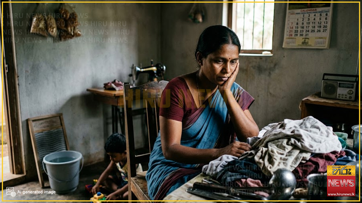 නිවසේ නිහඬ මෙහෙවර නිසා රස්සා නැති කාන්තාවන් ලක්ෂ හැට දෙකක් ගෙවල්වල කොටුවෙලා