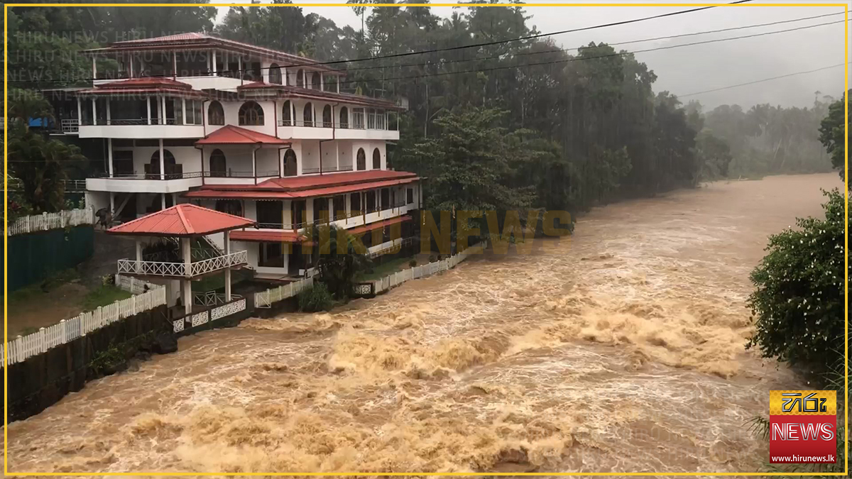 නාවලපිටියේ නිවාස රැසක් ජලයෙන් යටවෙයි