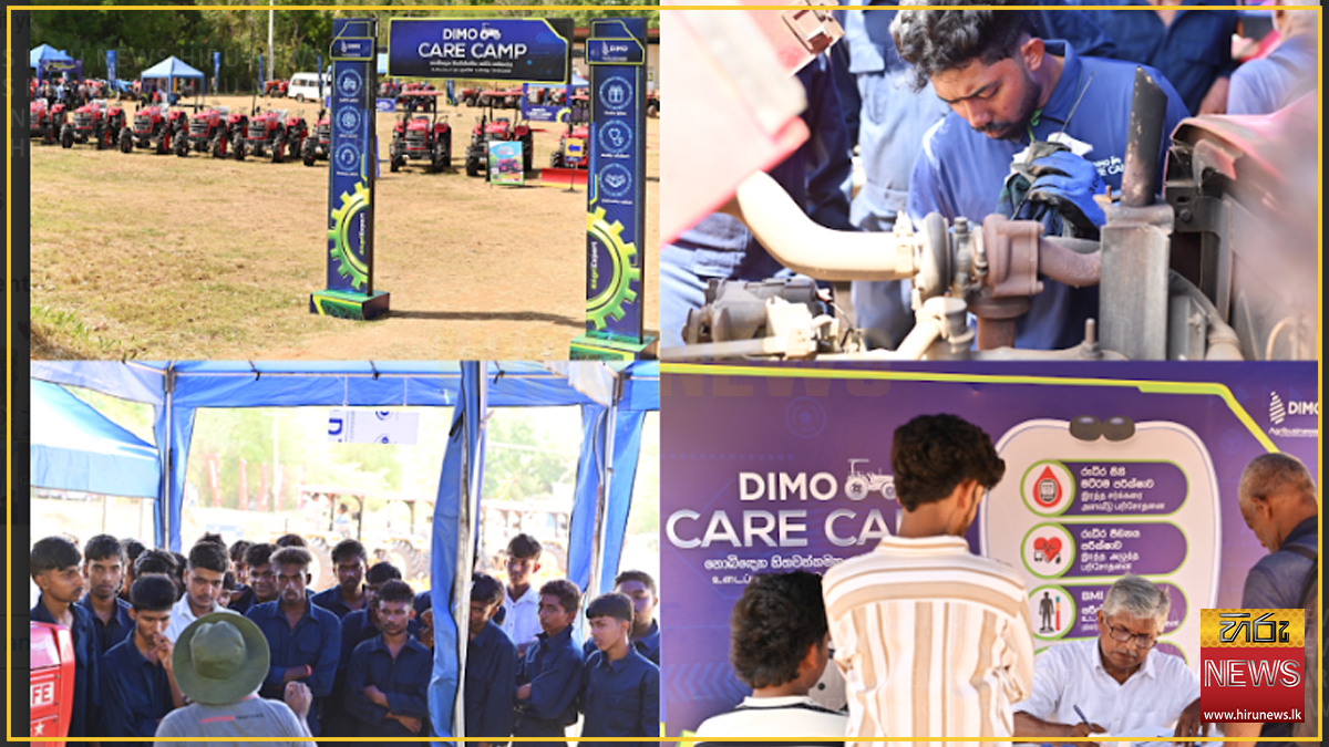 DIMO Agri Machinery completes 38 Care Camps across SL