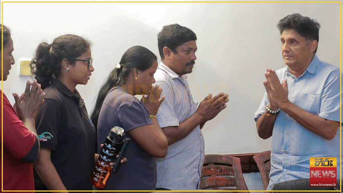 සෞදියේ මරණ දඬුවමට නියම වූ අනෝජන්ගේ නිදහස වෙනුවෙන් විපක්ෂ නායක සජිත් මැදිහත් වෙයි