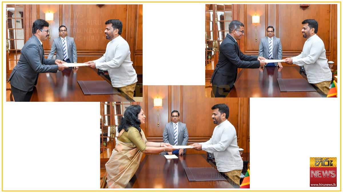 නව මහාධිකරණ විනිසුරුවරුන් තිදෙනෙක් පත් කෙරේ