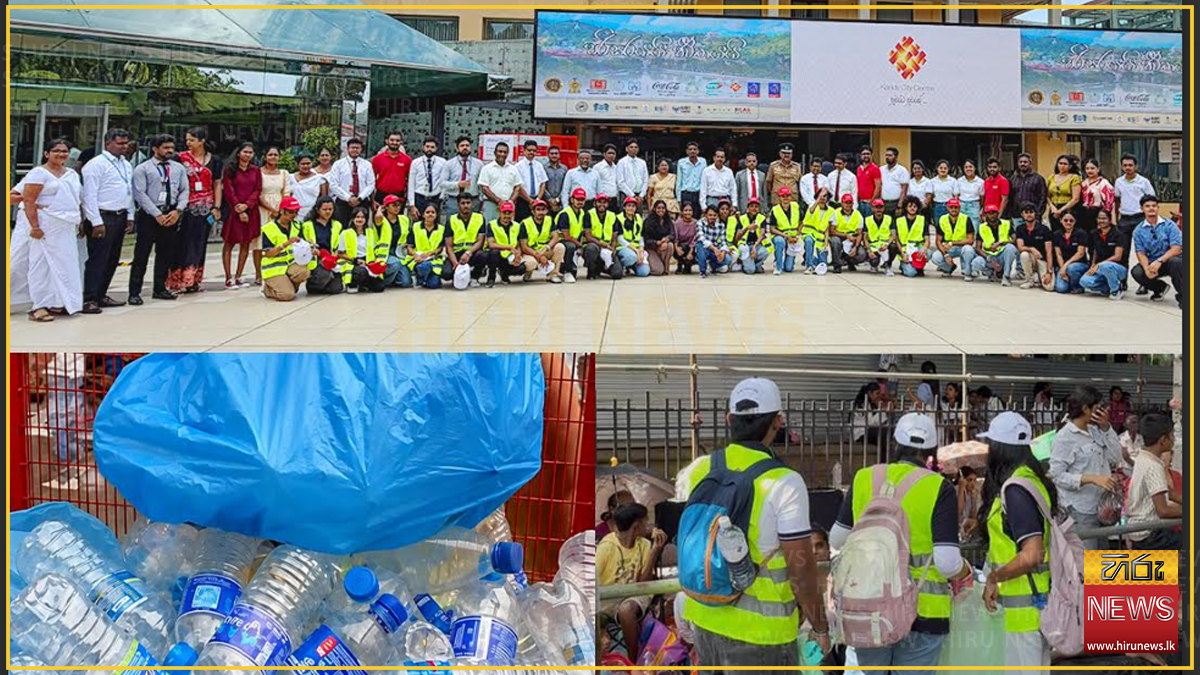 Neptune Recyclers recovers 45,000 PET bottles during Kandy Perahera
