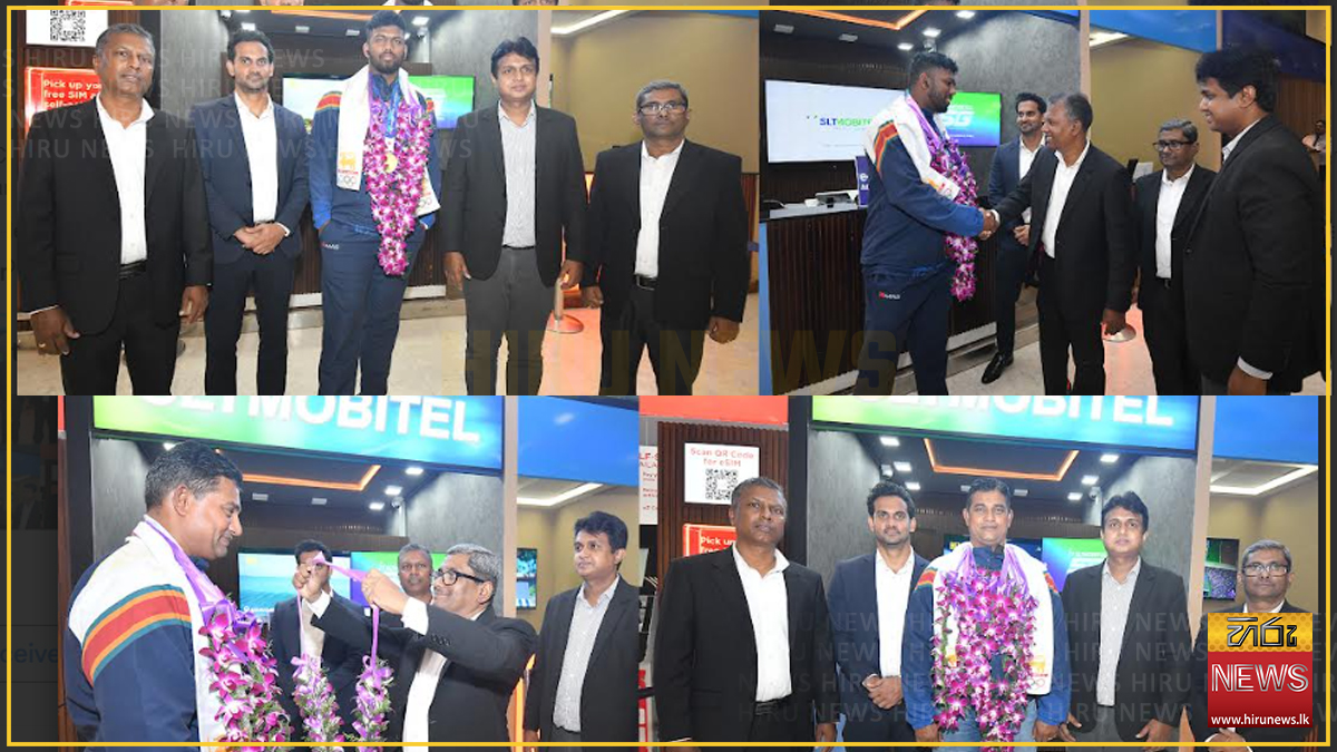 SLT-MOBITEL congratulates Rumesh Tharanga
