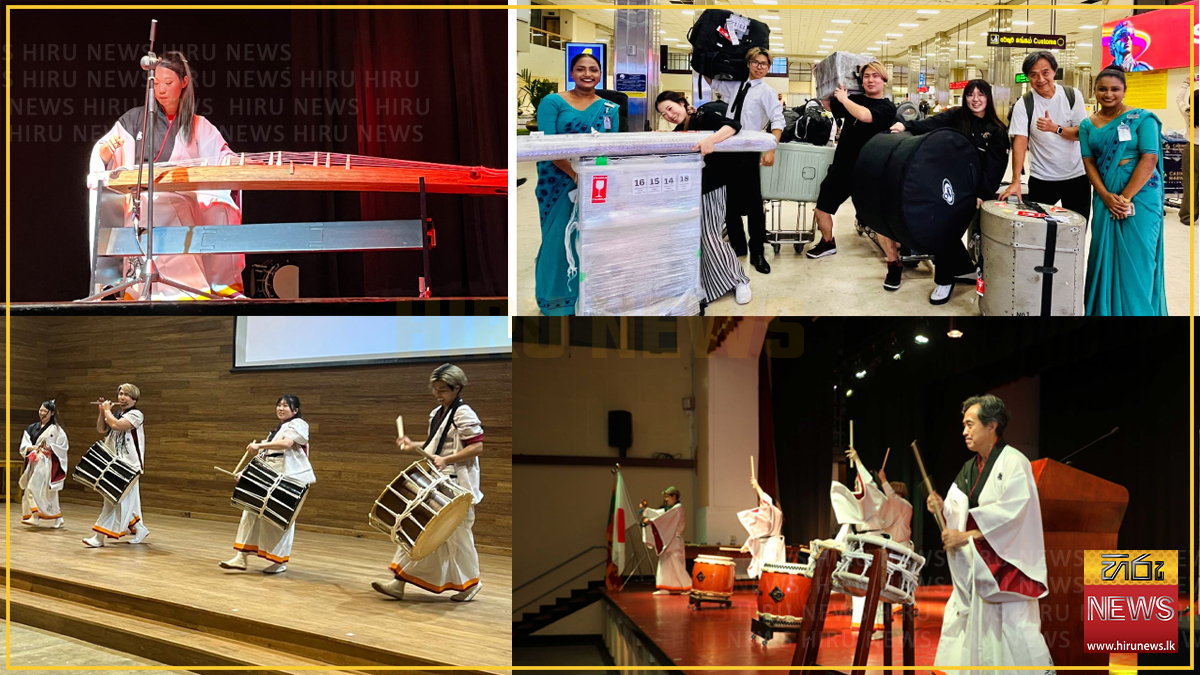 Number Slideshow SriLankan brings Japanese drumming ensemble to SL - Hiru News ...