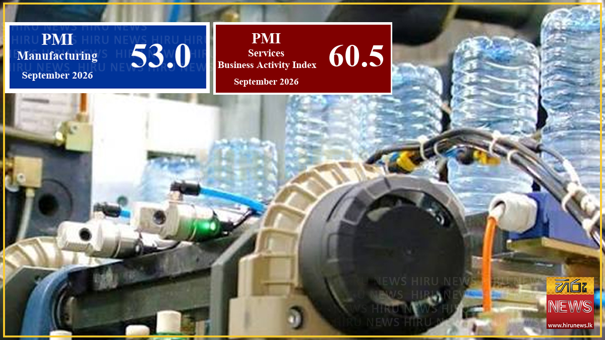 Sri Lanka’s manufacturing and services sectors expand in September