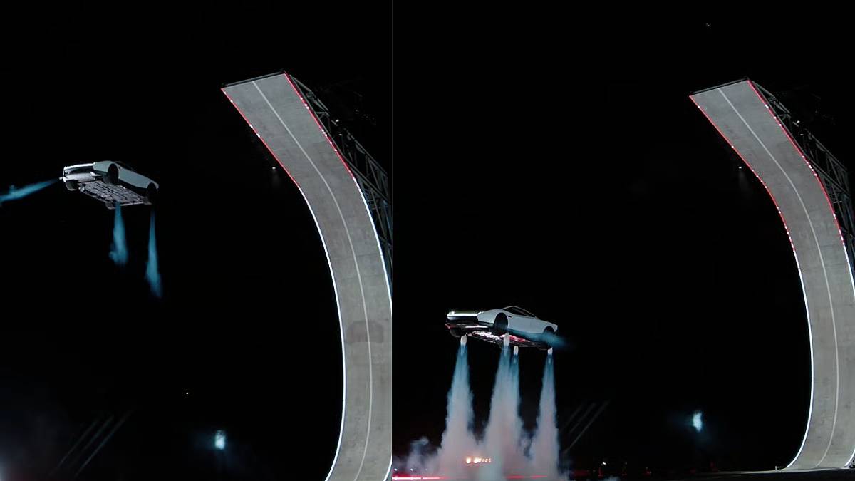 Tesla unveils what it says is a flying car