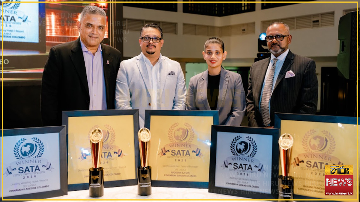 Cinnamon Lakeside Colombo secures Gold and Silver at South Asian Travel Awards