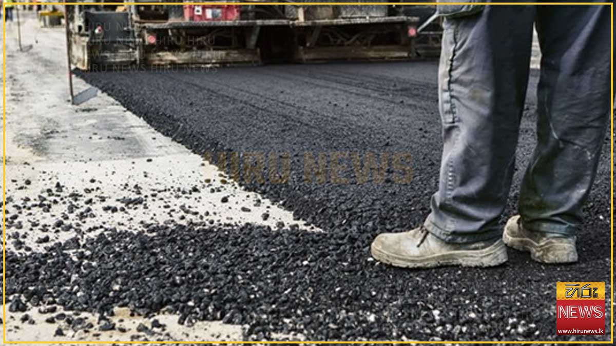 Bitumen shipments arrive from Europe and China to resume islandwide road construction
