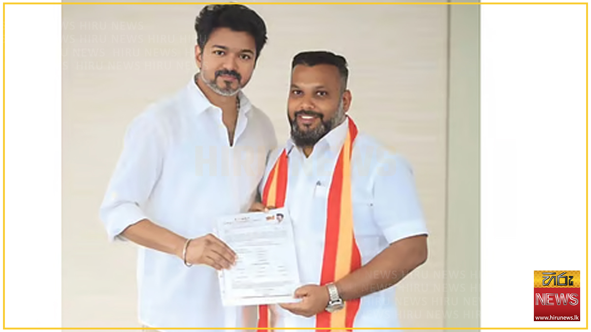TVK Party official arrested in India over alleged drug smuggling plan to Sri Lanka