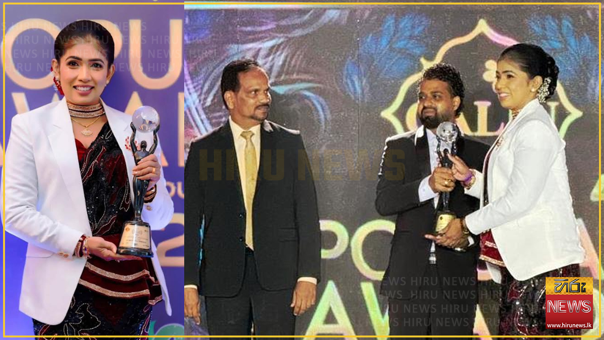Dr. Hayeshika Fernando named Most Outstanding Female Educator at Calin Popular Awards