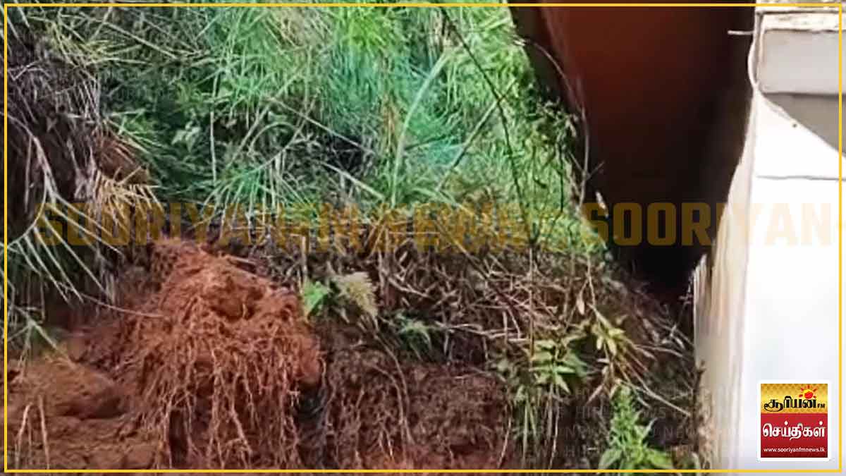 ஹப்புத்தளையில் இரு வீடுகள் மீது மண்மேடுகள் சரிந்து வீழ்ந்தன!