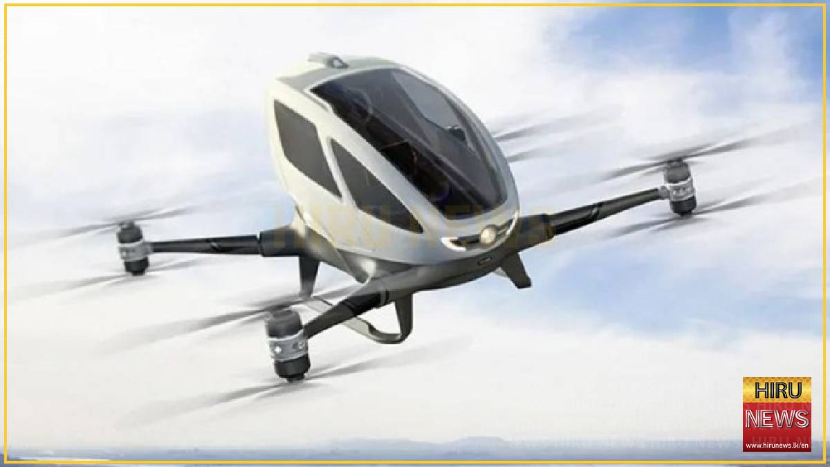 Sri Lanka’s first passenger drone set for maiden flight at Port City