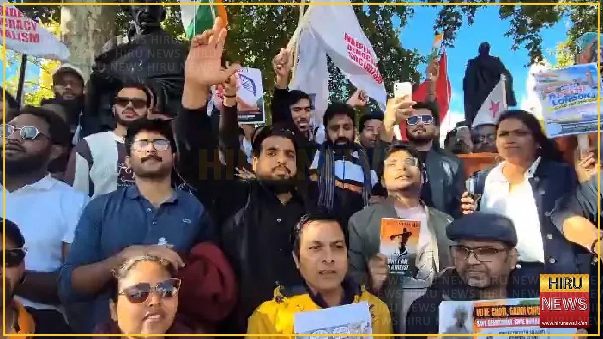 Indian youtuber Dhruv Rathee leads anti-BJP protest in London
