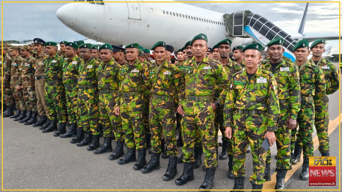 First-ever Sri Lankan Police STF contingent departs for Haiti on UN Mission