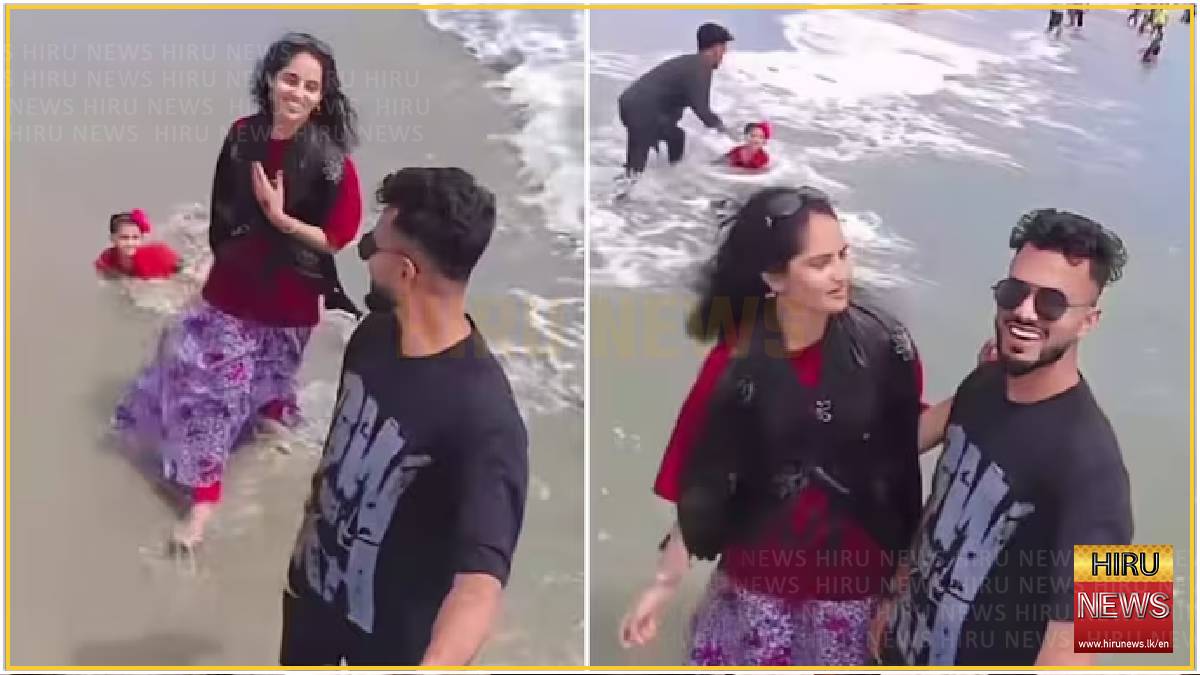 Parents film reel on beach, ignore child battling waves until stranger rescues her