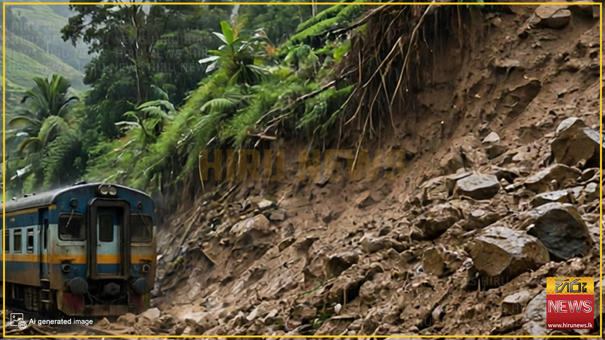 කඩිගමුව දුම්රිය ස්ථානය ආසන්⁣නයේ පස් කන්ද අදත් දුම්රිය මාර්ගයට සේදී යාම හේතුවෙන්, උඩරට මාර්ගයේ දුම්රිය ප්‍රමාදයක්