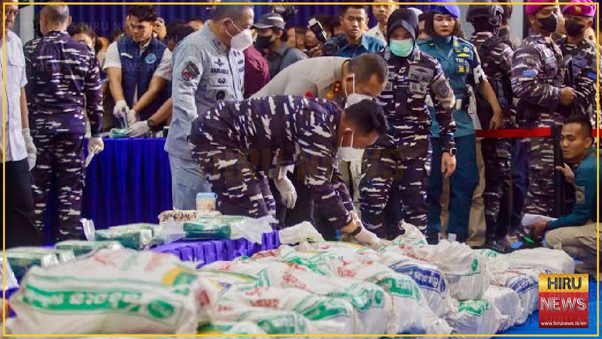 Indonesia seizes 1.16 tons of ketamine