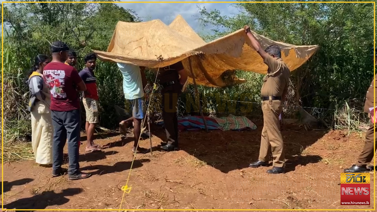 තණමල්විල ඉඩමක් සුද්ධ කරමින් සිටි 28 හැවිරිදි තරුණයෙකු වෙඩි තබා ඝාතනය කෙරේ