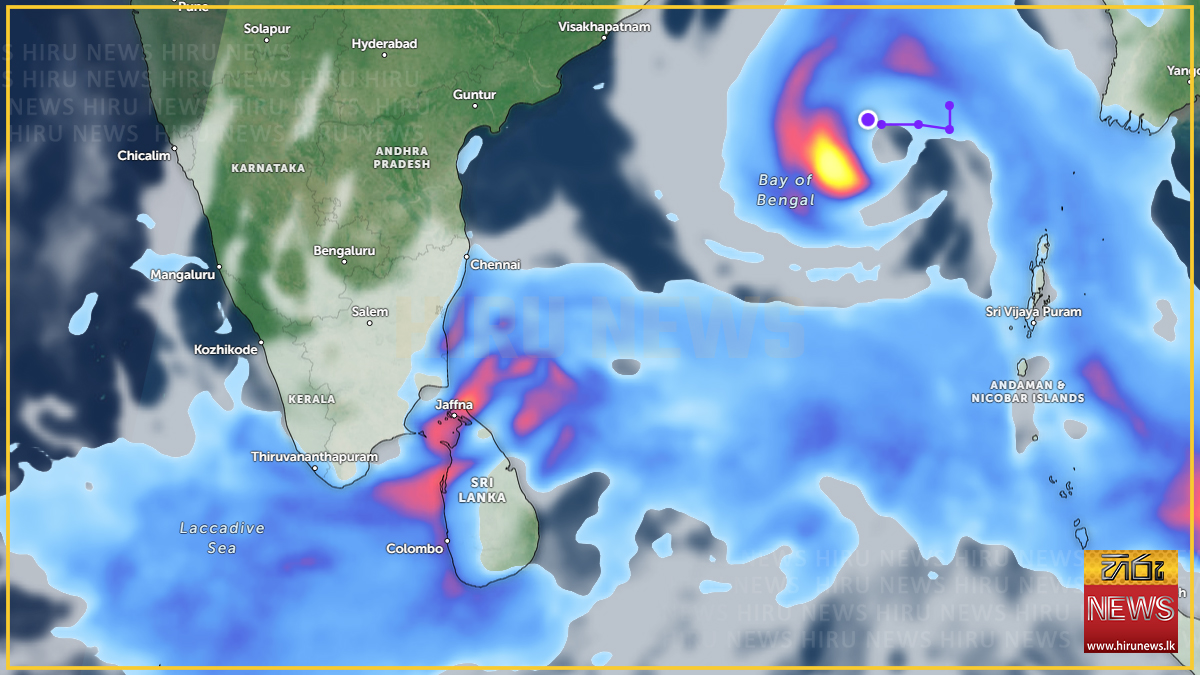 බෙංගාල බොක්කේ පීඩන අවපාතය ගැඹුරු පීඩන අවපාතයක් දක්වා වර්ධනය වෙයි : පළාත් 7 කට තද වැසි සහ ප්රදේශ කිහිපයකට පැයට කි.මී. 40 - 50 දක්වා වූ තද සුළං