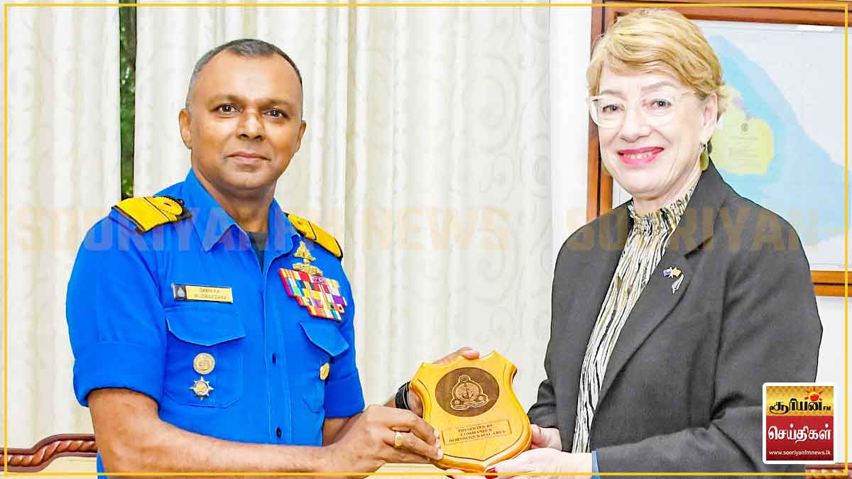 நியூசிலாந்து இணைப்பு அதிகாரி - வடக்கு கடற்படைத் தளபதியுடன் சந்திப்பு!