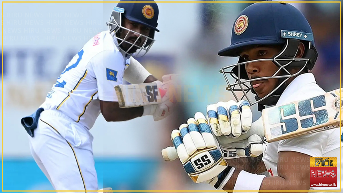ආබාධ තත්තවයක් නිසා පැතුම් නිස්සංකට පාකිස්ථාන ටෙස්ට් තරගාවලිය අහිමි වෙයි - ලහිරු උදාර ශ්රී ලංකා සංචිතයට