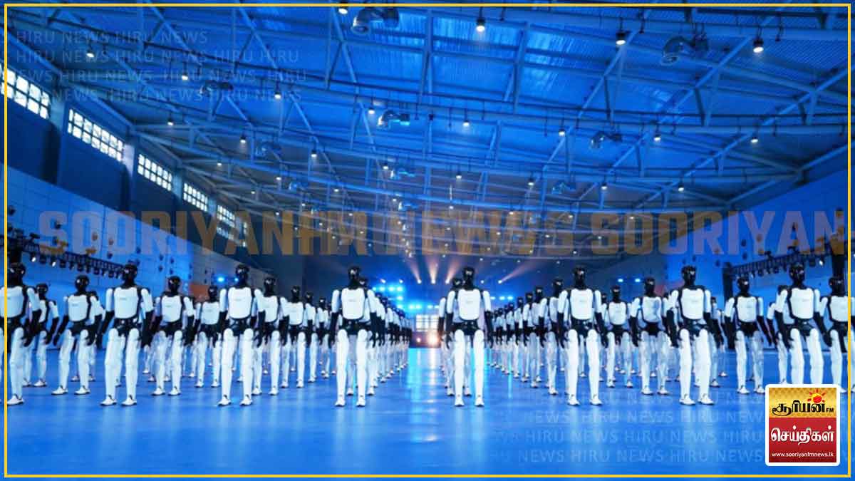 ரோபோக்களின் நடனத்தில் புதிய வரலாறு… சீனாவின் அசத்தல் சாதனை!