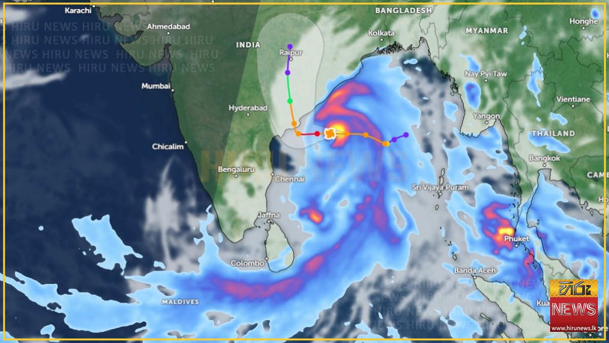'ඔර්නබ්' ප්රබල සුළි කුණාටුවක් දක්වා වර්ධනය වෙයි: දිවයිනේ ප්රදේශ රැසකට මි.මී. 75 ඉක්මවූ තද වැසි